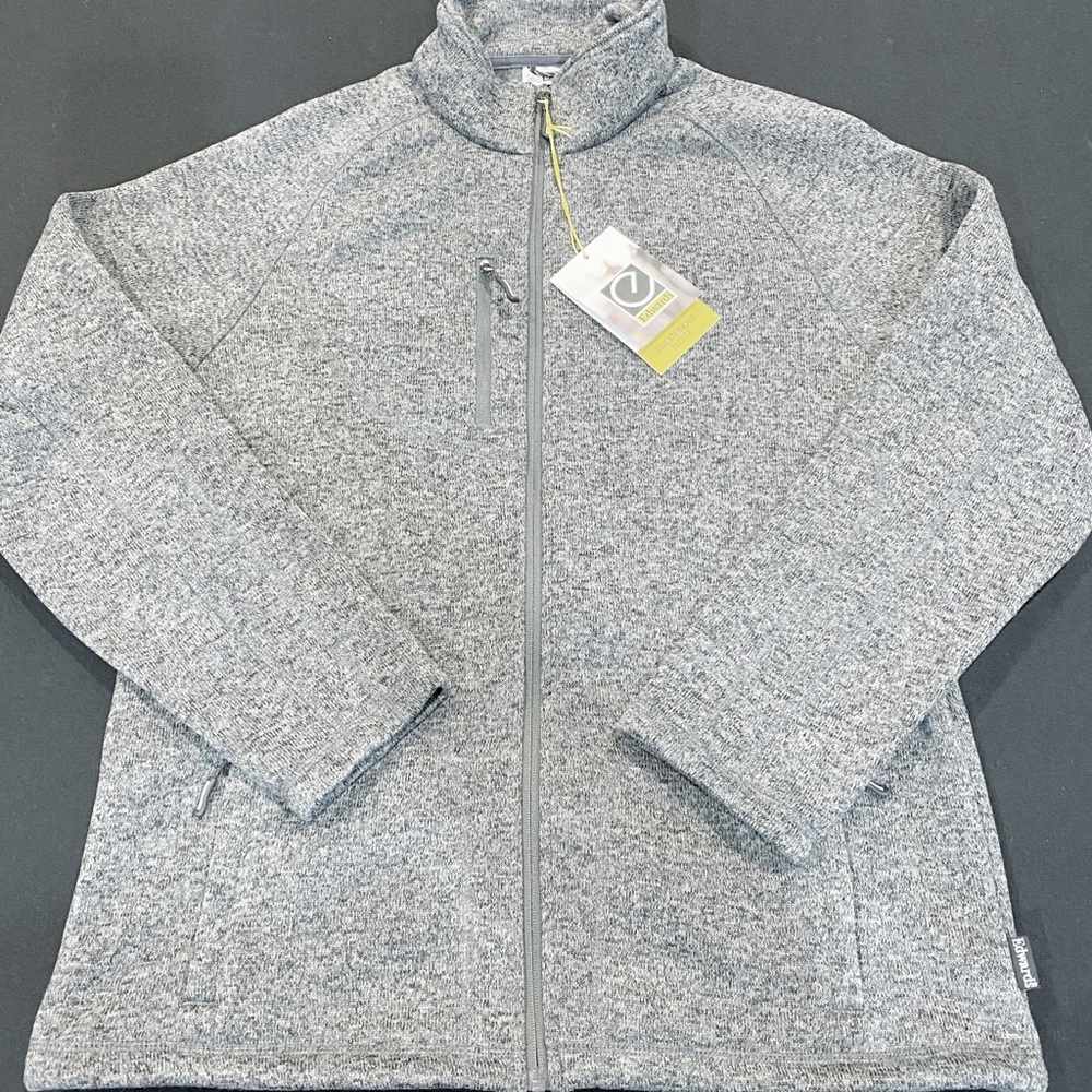 Edwards Men's Sweater Knit Fleece Jacket Size M